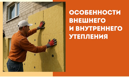 Какие особенности внешнего и внутреннего утепления в Троицке