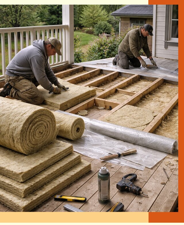 Утепление террасы в Троицке от 4331 руб./м2 — утеплить террасу под ключ | ТепломастерТрц