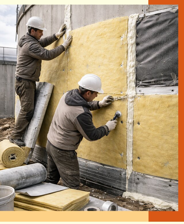 Утепление резервуара в Троицке от 28355 руб/м2 — монтаж ППУ и комплекс под ключ | ТепломастерТрц